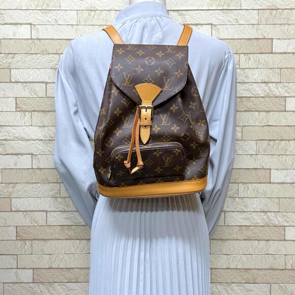 LOUIS VUITTON Brown Monogram Canvas Backpack main image 10